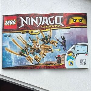 LEGO Ninjago Legacy Golden Dragon Building Kit instructions only